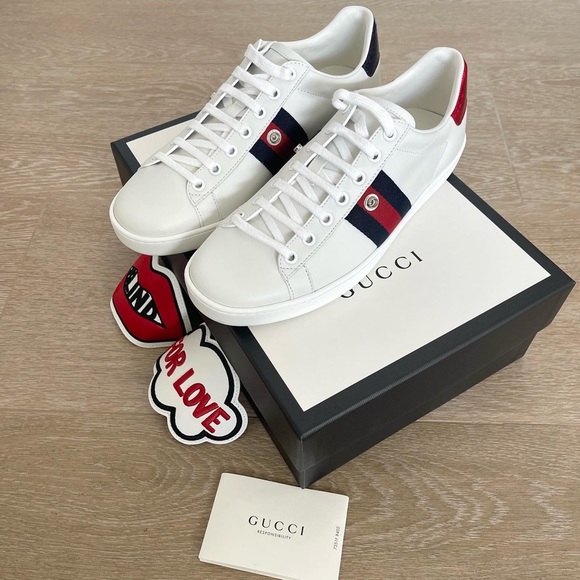 Gucci Ace sneakers. Size 38! New, Never worn - Picture 2 of 5